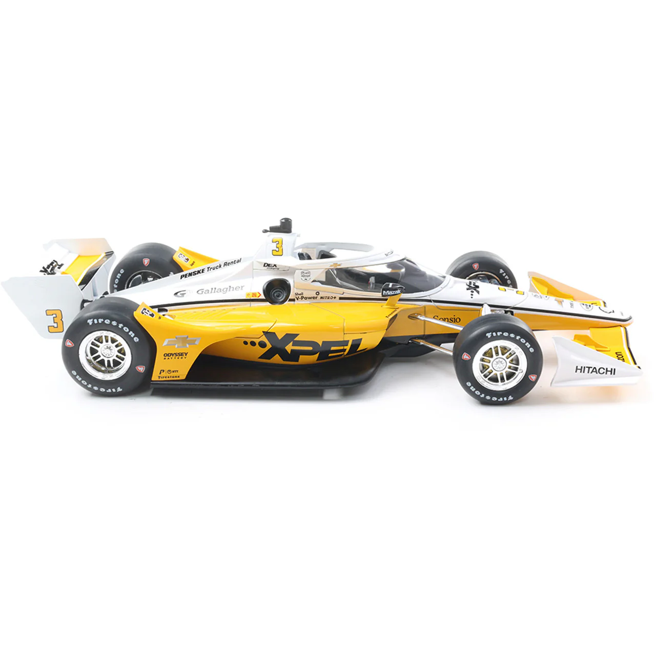 #3 Scott McLaughlin / Team Penske XPEL Road Course (2025 NTT INDYCAR Series) Diecast 1:18 Scale Model - IXO America IND18012 - Image 4