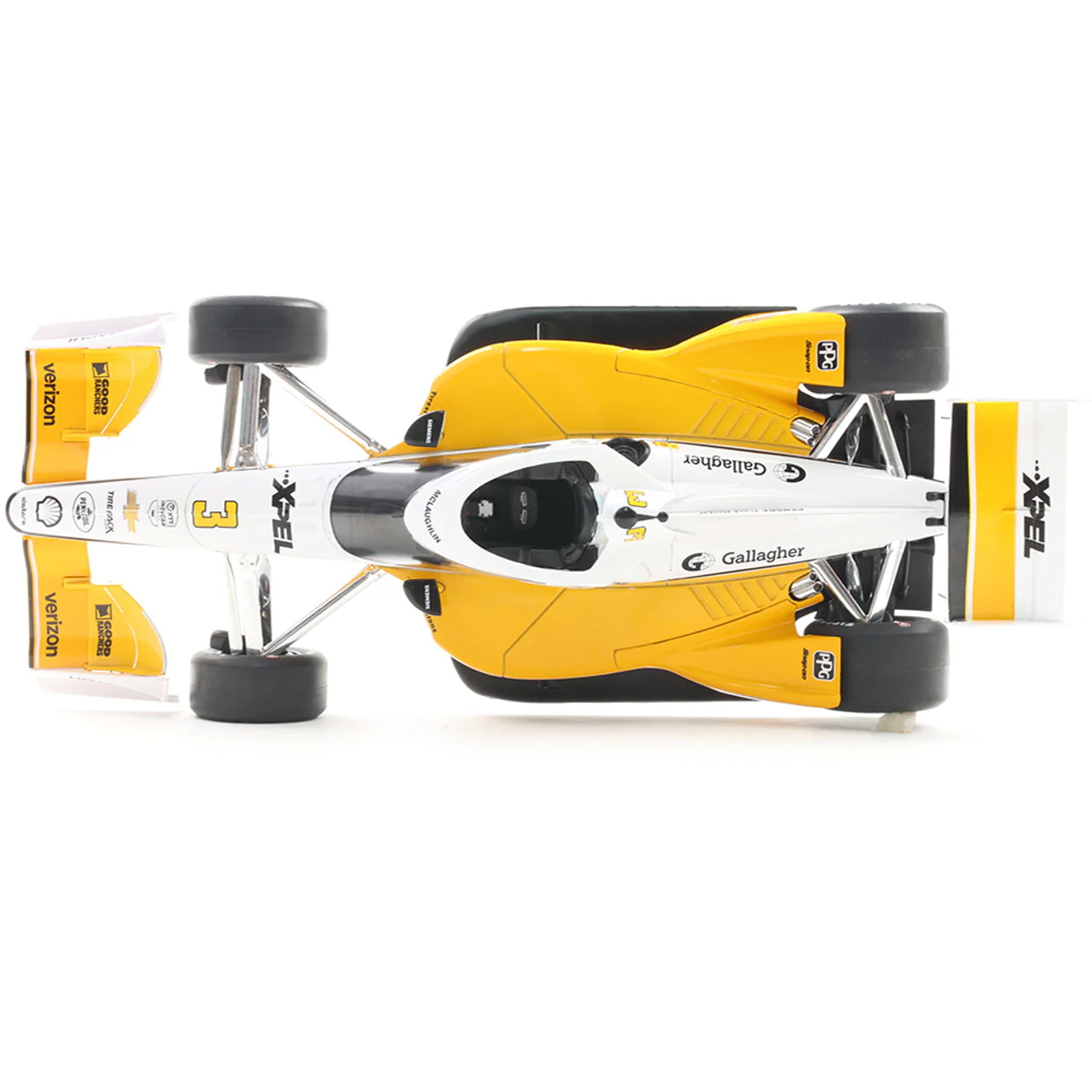 #3 Scott McLaughlin / Team Penske XPEL Road Course (2025 NTT INDYCAR Series) Diecast 1:18 Scale Model - IXO America IND18012 - Image 8