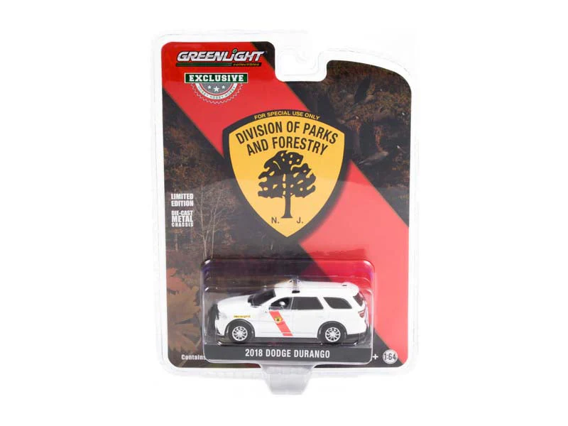 CHASE 2018 Dodge Durango - New Jersey State Forest Fire Service Diecast 1:64 Scale Model Car - Greenlight 30267 - Image 3