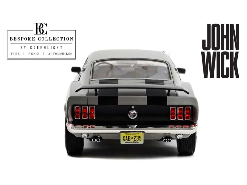 1969 Ford Mustang BOSS 429 - John Wick (Bespoke Collection) Diecast 1:12 Scale Model - Greenlight 12104 - Image 5