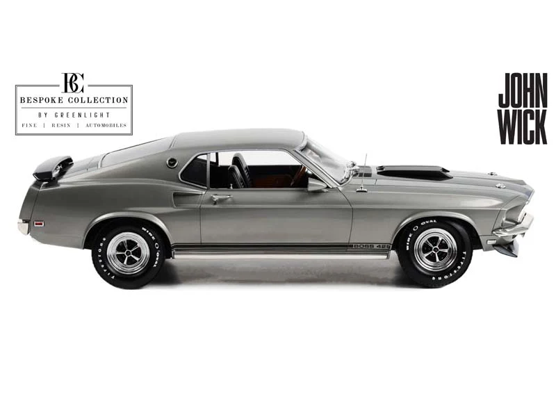 1969 Ford Mustang BOSS 429 - John Wick (Bespoke Collection) Diecast 1:12 Scale Model - Greenlight 12104 - Image 6
