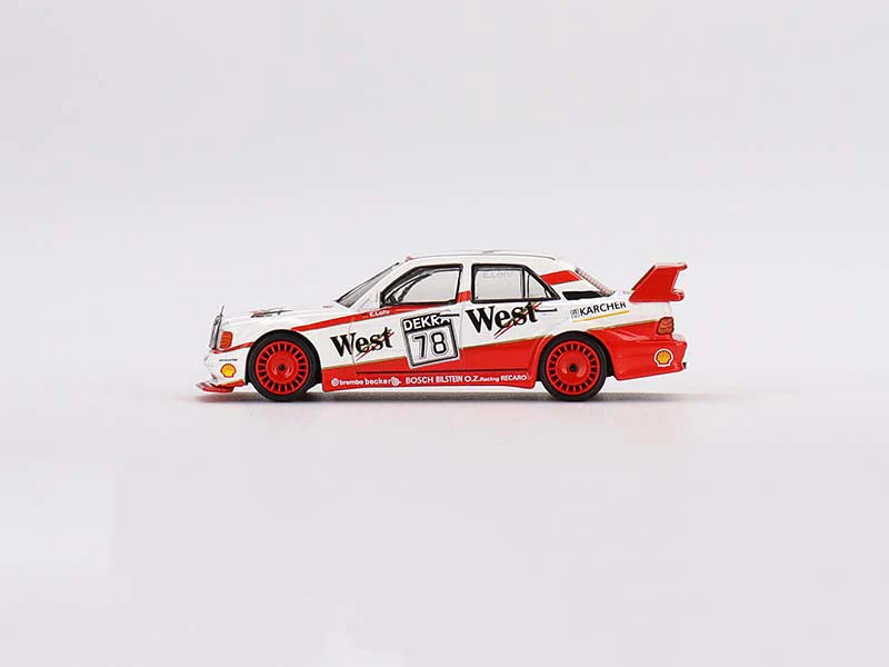 Mercedes-Benz 190E 2.5 16 Evolution II 1991 DTM #78 Lohr (Mini GT) Diecast 1:64 Scale Model Car - TSM MGT00395 - Image 3