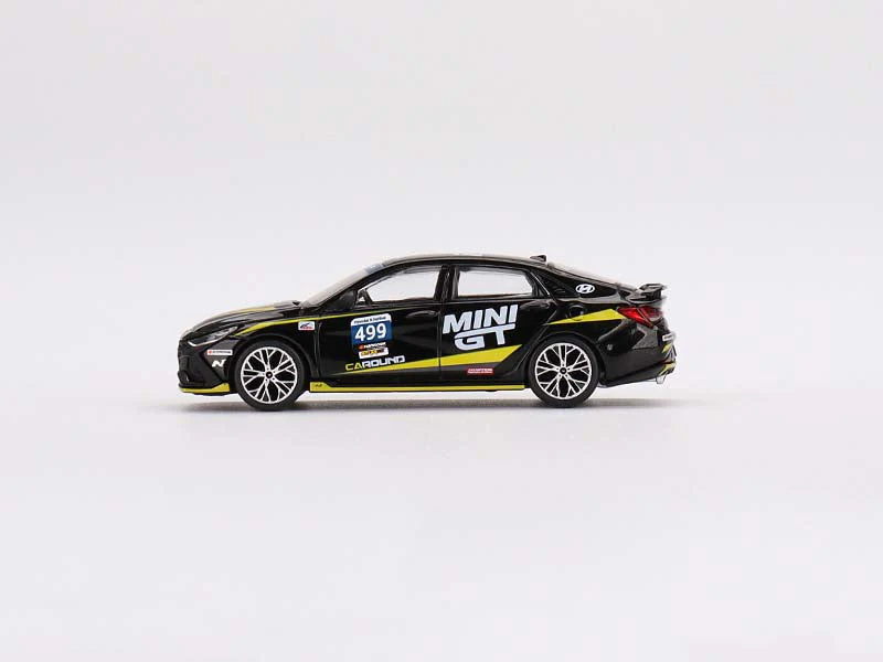 Hyundai Elantra N #499 Caround Racing Hyundai N-Festival (Mini GT) Diecast 1:64 Scale Model - TSM MGT00403 - Image 3