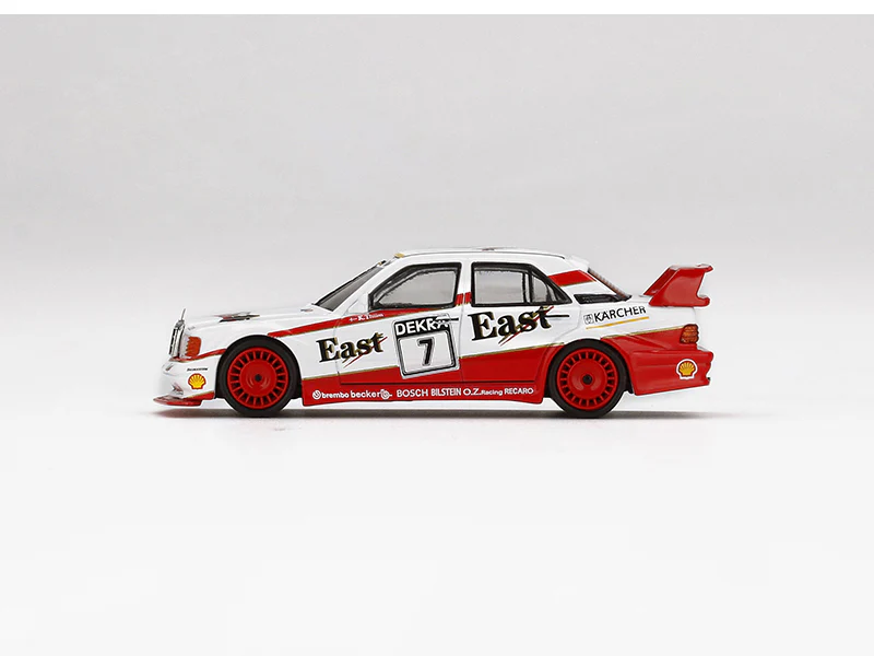 Mercedes Benz 190E 2.5-16 Evolution II #7 East DTM (MINI GT) Limited to 2400 pcs Diecast 1:64 Model - True Scale Miniatures MGT00239 - Image 3