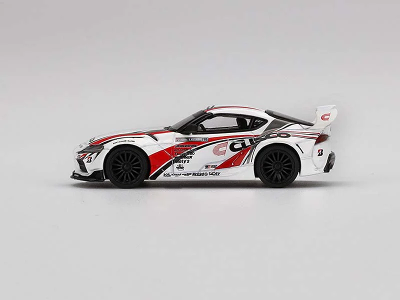 Pandem Toyota GR Supra V1.0 #770 Team Cusco Racing 2021 Formula Drift Japan (Mini GT) Diecast 1:64 Scale Model - True Scale Miniatures MGT00364 - Image 3