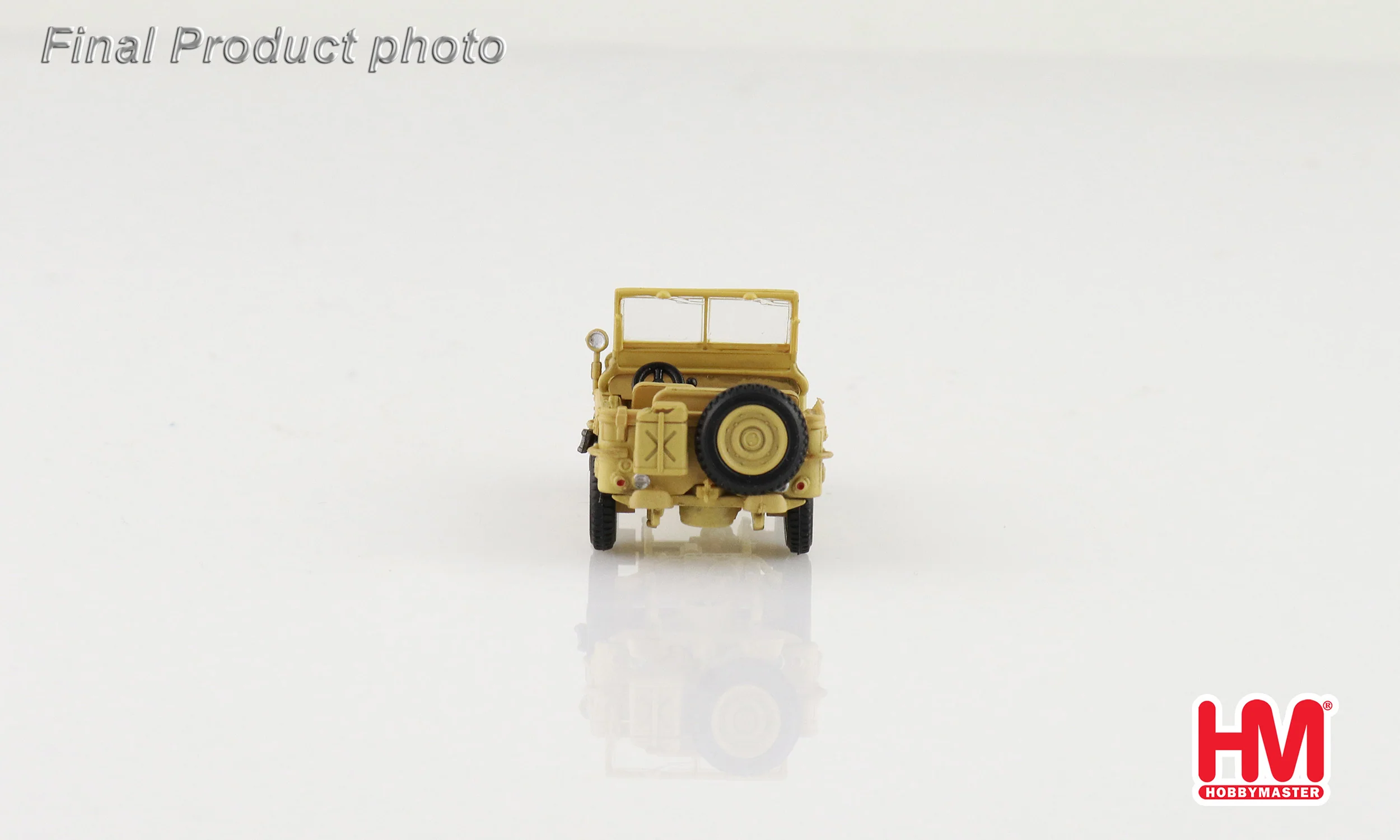 U.S. 1/4 Ton Military Vehicle - British 8th Army 1943 Gen. Bernard Montgomery Diecast 1:72 Scale Model - Hobby Master HG4217 - Image 5